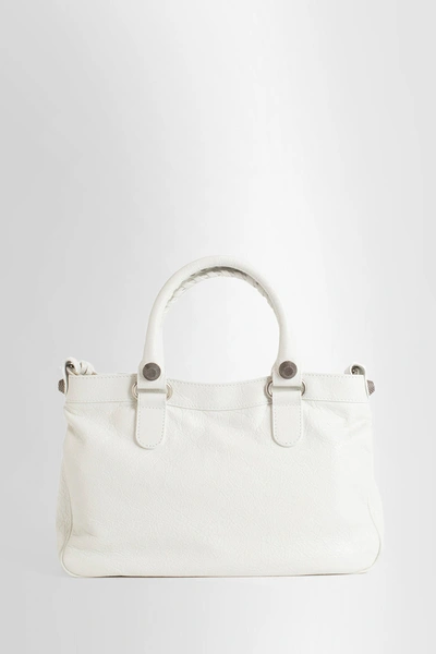Shop Balenciaga Woman White Tote Bags