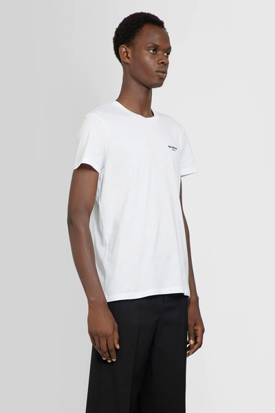 Shop Balmain Man White T-shirts