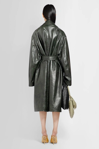 Shop Bottega Veneta Woman Black Coats