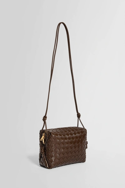 Shop Bottega Veneta Woman Brown Shoulder Bags