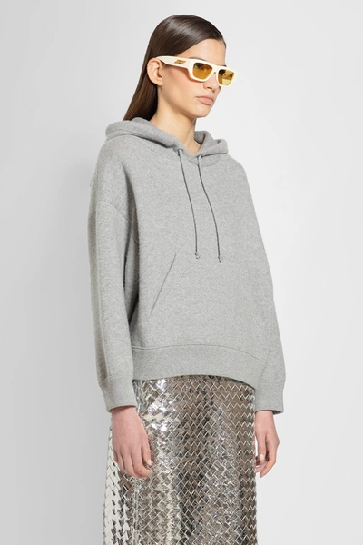 Shop Bottega Veneta Woman Grey Sweatshirts