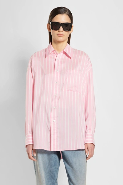 Shop Bottega Veneta Woman Pink Shirts