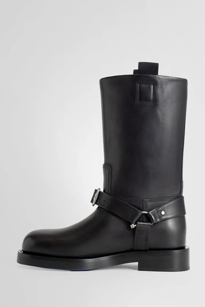 Shop Burberry Man Black Boots