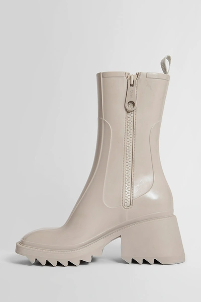 CHLOÉ WOMAN BEIGE BOOTS 