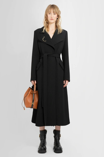 Shop Chloé Woman Black Coats