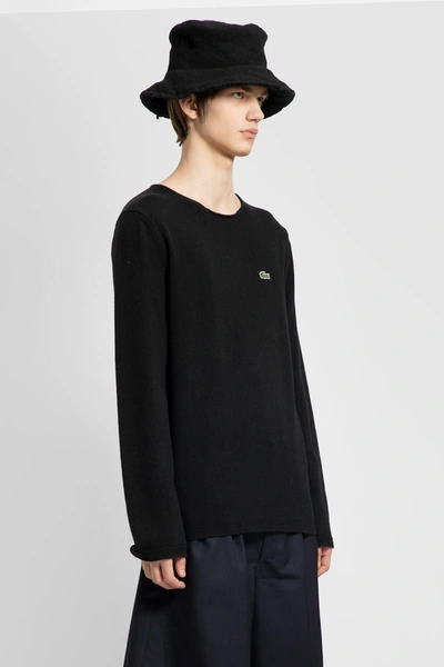 Shop Comme Des Garçons Shirt Man Black Knitwear
