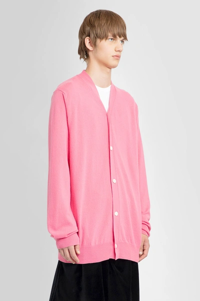 Shop Comme Des Garçons Shirt Man Pink Knitwear