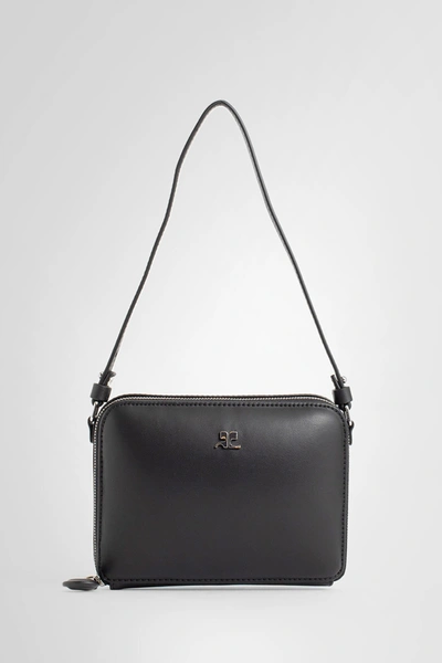 Shop Courrèges Woman Black Shoulder Bags