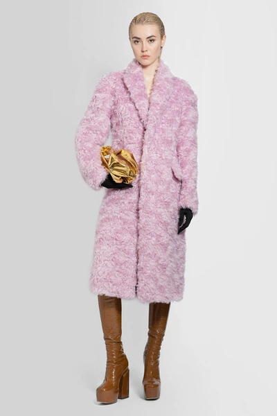 Shop Dries Van Noten Woman Purple Coats