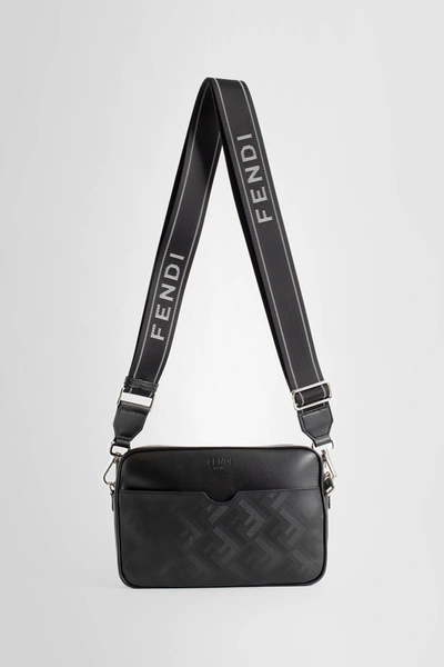 Shop Fendi Man Black Shoulder Bags