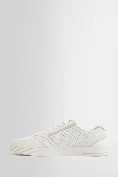 Shop Fendi Man White Sneakers