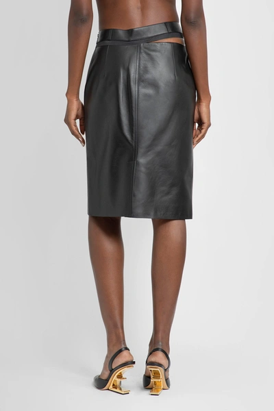 Shop Fendi Woman Black Skirts