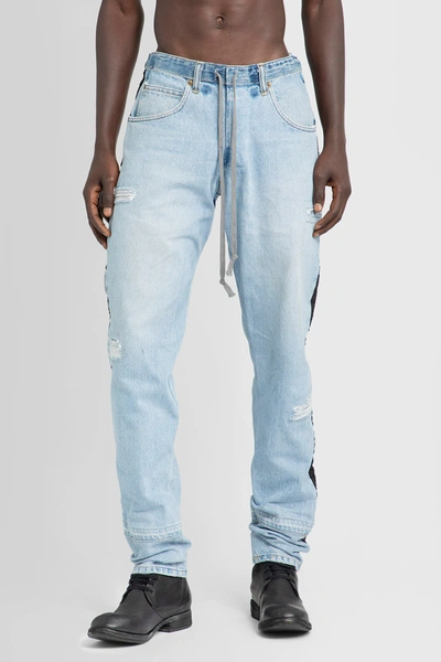 Shop Greg Lauren Man Blue Jeans