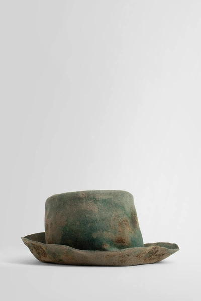 Shop Horisaki Unisex Green Hats