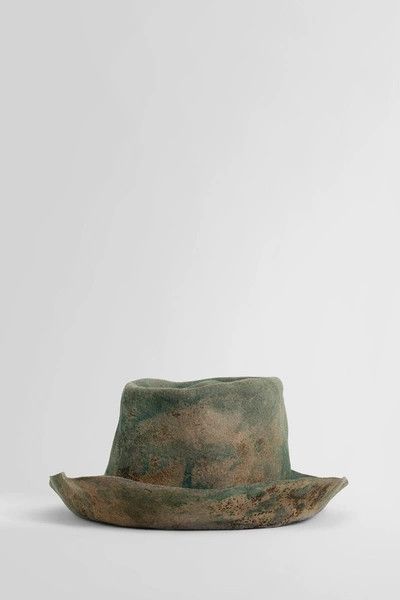 Shop Horisaki Unisex Green Hats