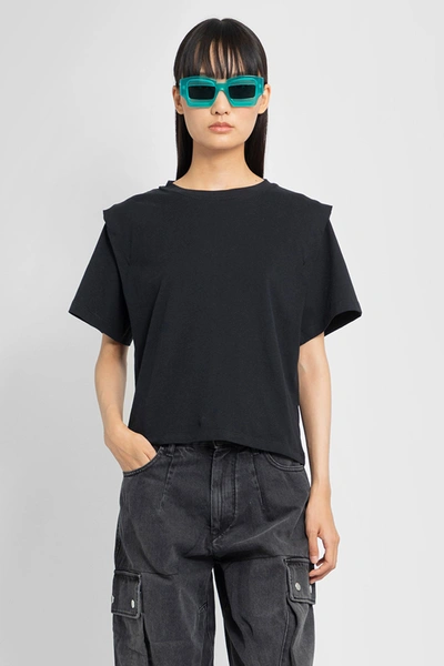 Shop Isabel Marant Woman Black T-shirts