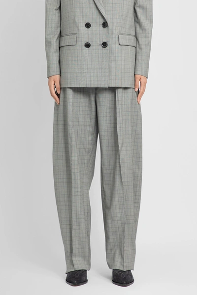 Shop Isabel Marant Woman Grey Trousers