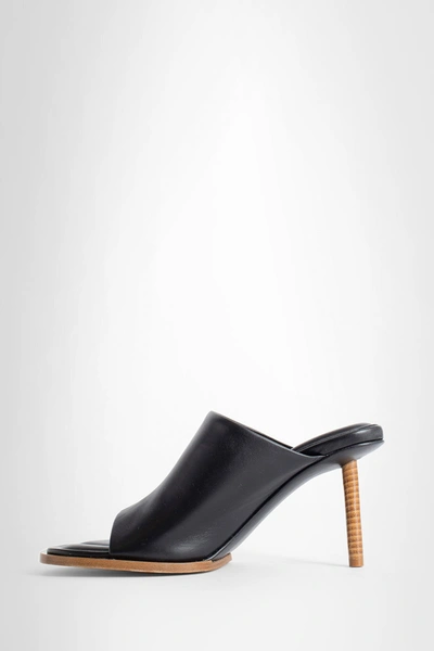 Shop Jacquemus Woman Black Sandals