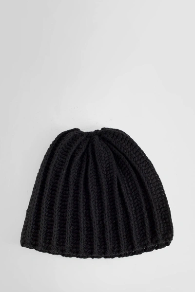Shop Jan-jan Van Essche Man Black Hats