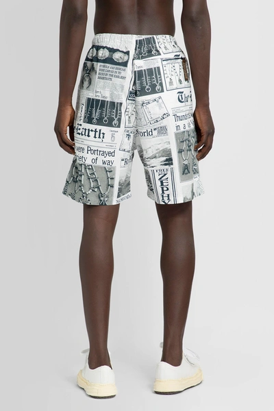 Shop Kapital Man Black&white Shorts