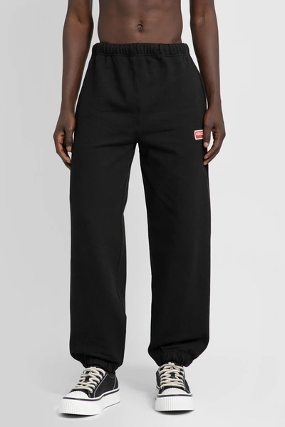 Shop Kenzo Man Black Trousers