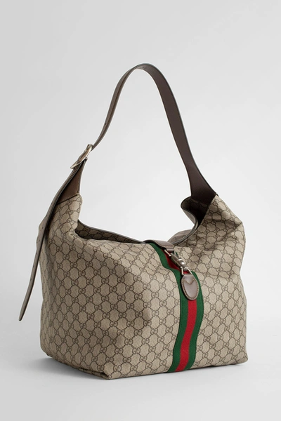 Shop Gucci Man Beige Shoulder Bags