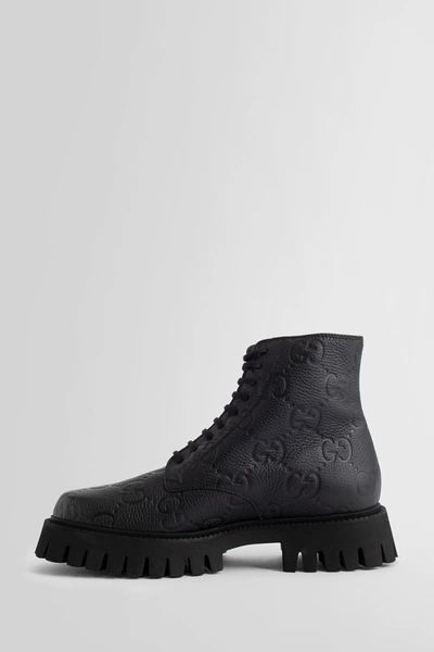 Shop Gucci Man Black Boots