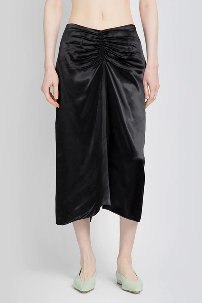 Shop Lanvin Woman Black Skirts
