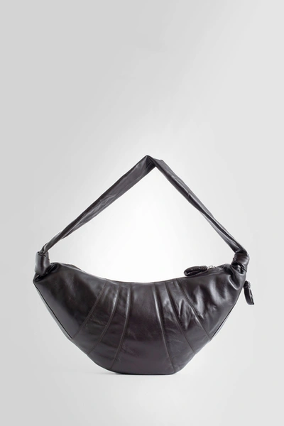 Lemaire Unisex Black Shoulder Bags In Brown