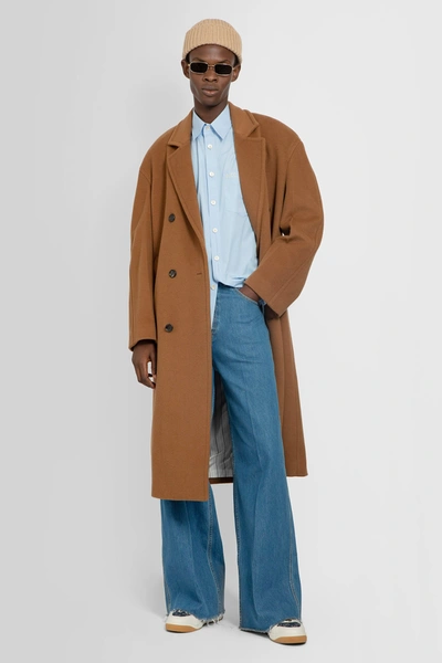 Shop Gucci Man Brown Coats