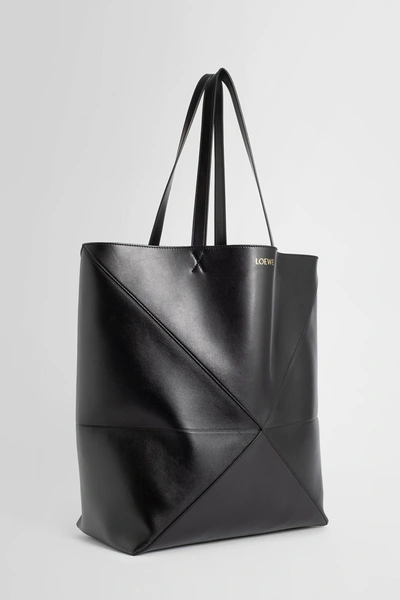 Shop Loewe Man Black Tote Bags