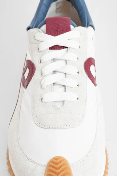Shop Loewe Man White Sneakers
