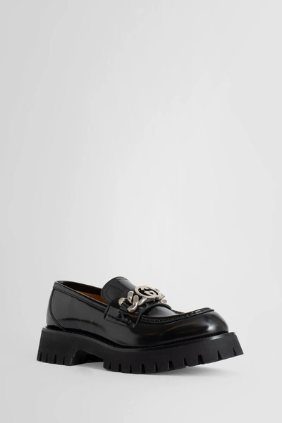 Shop Gucci Woman Black Loafers
