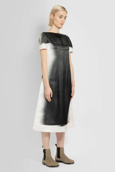 Shop Loewe Woman Black&white Dresses