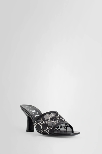 Shop Gucci Woman Black Sandals