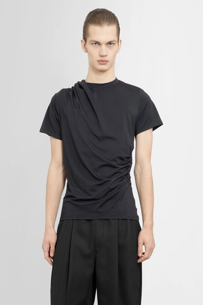 Shop Louis Gabriel Nouchi Man Black T-shirts