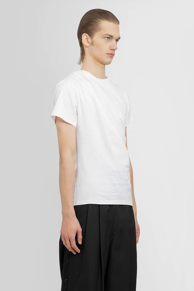 Shop Louis Gabriel Nouchi Man White T-shirts
