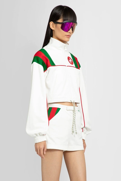 Shop Gucci Woman White Sweatshirts