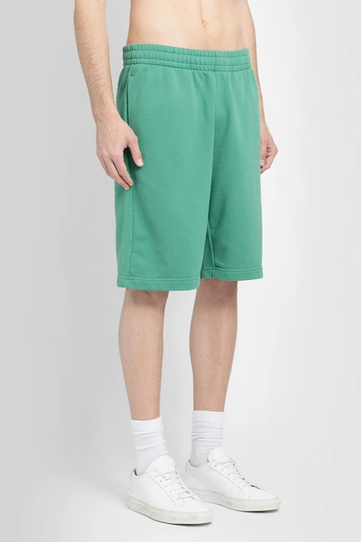 Shop Maison Kitsuné Man Green Shorts