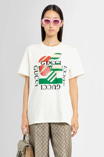 Shop Gucci Woman White T-shirts