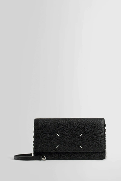 Shop Maison Margiela Woman Black Wallets & Cardholders