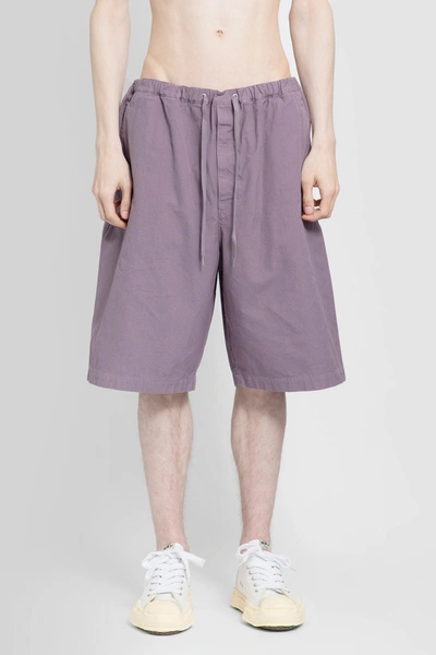 Shop Miharayasuhiro Man Purple Shorts