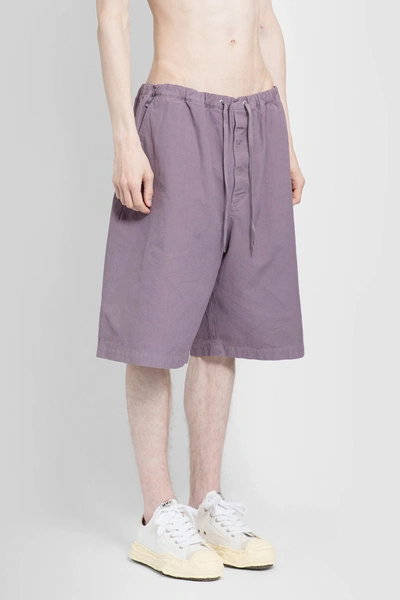Shop Miharayasuhiro Man Purple Shorts