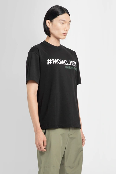 Shop Moncler Man Black T-shirts
