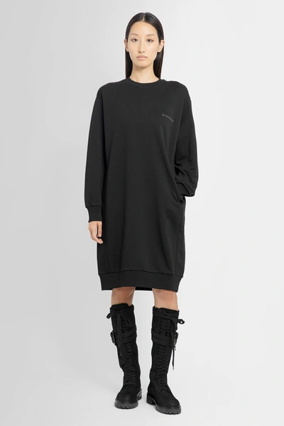 Shop Moncler Woman Black Dresses