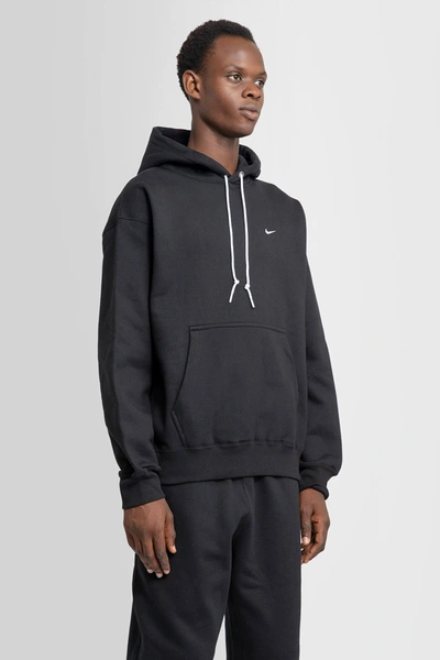 Nike Solo Swoosh Hoodie In Black