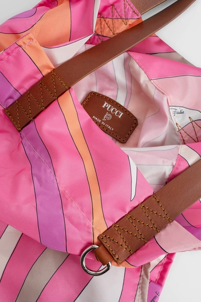 Shop Pucci Woman Multicolor Tote Bags
