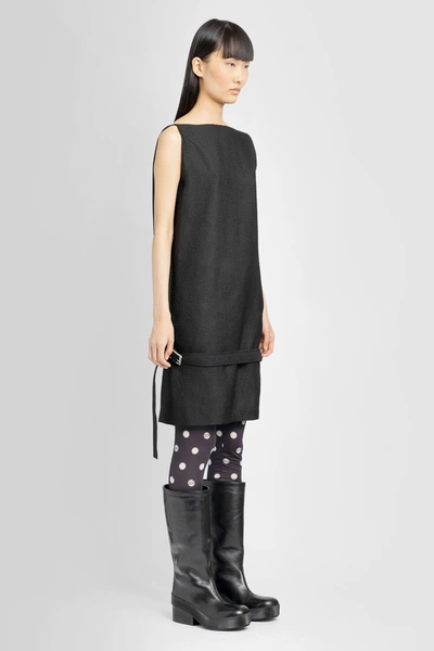 Shop Raf Simons Woman Black Dresses