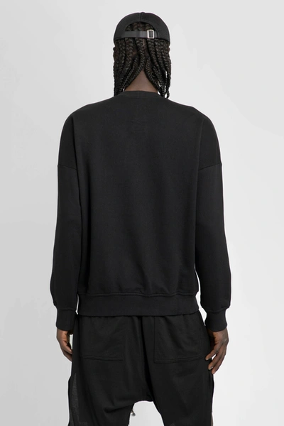 Shop Rick Owens Man Black Sweatshirts