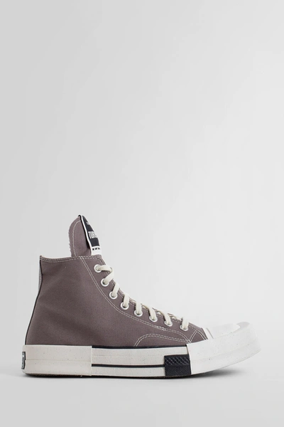 Shop Rick Owens Unisex Grey Sneakers